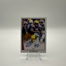 2021 LEAF ULTIMATE TYLER SHELVIN ROOKIE/RC AUTO #4/5