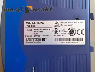 One Brand New CHINFA ELECTRONICS WRA480-24 722805 Power Supply 480W 24V