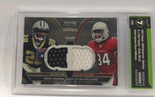 2011 Bowman Sterling #BSDR-IW Mark Ingram Williams Dual Jersey Refractor Degree7