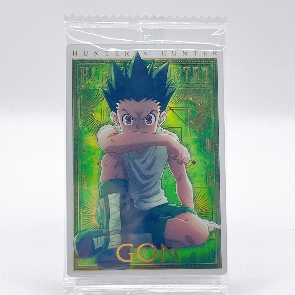 HUNTER x HUNTER Gon Freecss Itajaga BANDAI Metallic Card Japan
