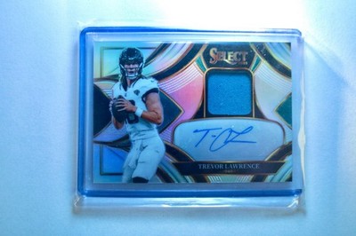Trevor Lawrence Panini Select 2025 Signature Memorabilia Auto Patch SME-TLE /249