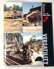 Caterpillar Front Shovel Models Dealer Brochure Catalog 30 Page Vintage
