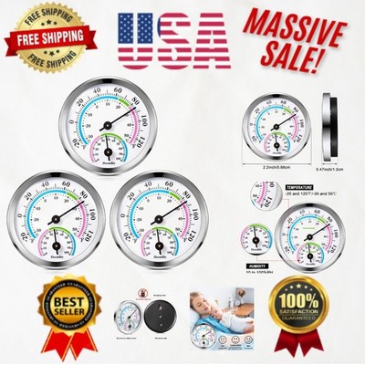 Elegant 2-in-1 Mini Thermometer & Hygrometer - Accurate Climate Monitor (3PCS)