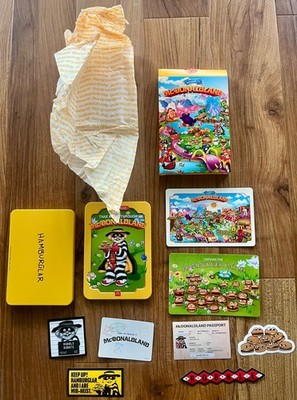 2025 Mcdonald's Mcdonaldland Meal -Hamburglar Tin Box Postcards