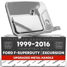 Exterior Front Passenger Door Handle, Upgraded Metal - Compatible with 1999-2...