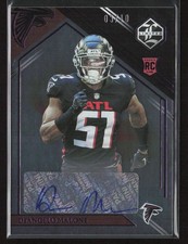 DeAngelo Malone 2022 Panini Limited #224 Amethyst Spotlight /10 Atlanta Falcons