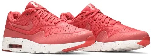 Nike Air Max 1 Ultra Moire Pink Men\'s Size 9.5 Running Shoe Sneaker 705297-611 Size 9.5 - Nike Air Max 1 Ultra Moire Terra Red for sale  main image 3