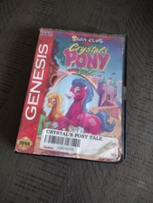 Crystal's Pony Tale  (Sega Genesis) rental copy CIB complete WORKING 