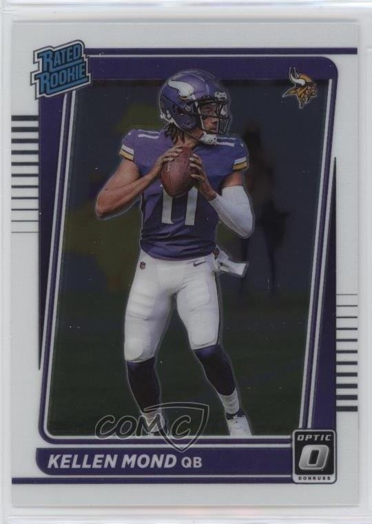 2021 Panini Donruss Optic Rated Rookie Kellen Mond #221 Rookie RC uk2