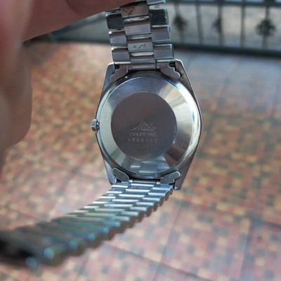 RARE Mido President Commander Automatic 8223 Silver Day Date
