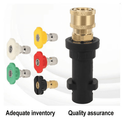 Quick Release Pressure Washer Gun Adapter Fit Karcher K2-K7 To 1/4''Quick Connect