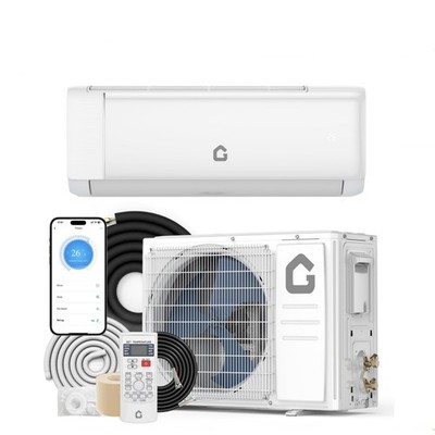 Mini Split Air Conditioner 9000 BTU Heating & Cooling Systems Up to 450 Sq.Ft