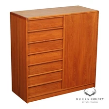 Schreibers Mobelfabrik Danish Modern Teak Chifferobe