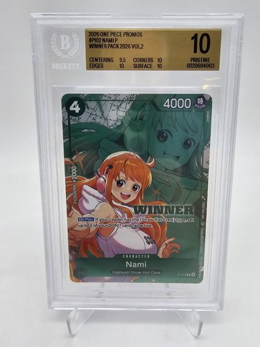 Nami (Winner Pack 2026 Vol. 2) graded BGS 10 for sale on eBay