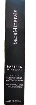 BARE MINERALS 16 Hr Wear All Over Perfecting Matte Concealer 1 Oz-Free Shipping