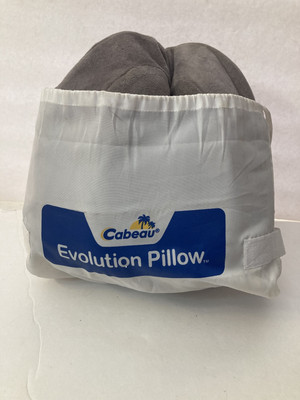 Cabeau Evolution Memory Foam Adjustable Neck Roll Pillow W/Bag. Airplanes/Travel