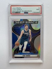 2024-25 Panini Prizm Luka Doncic Deep Space Silver #4 Mavericks PSA 9