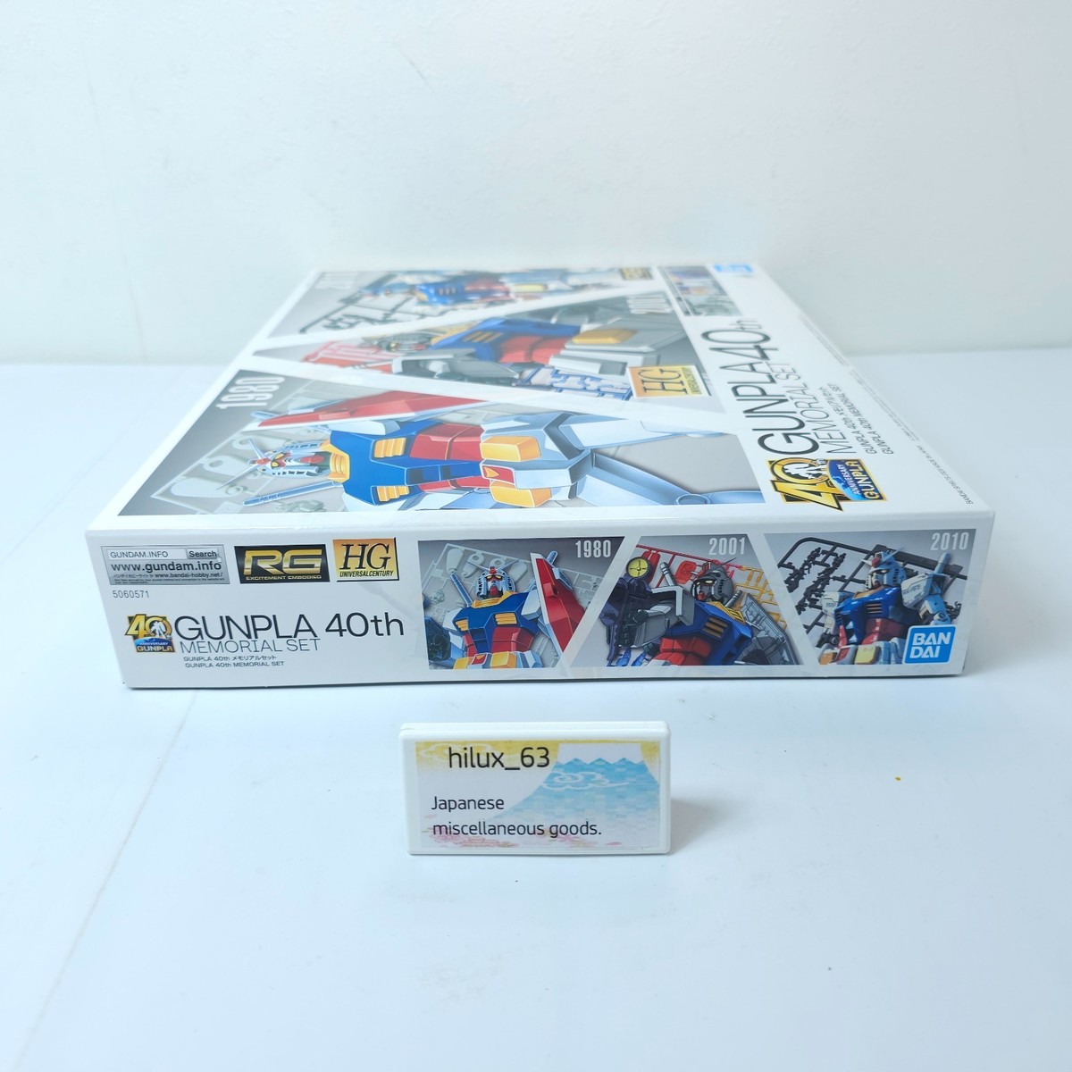 HG RG 1/144 Gundam 40th Memorial Set Gunpla Model Kit Limited