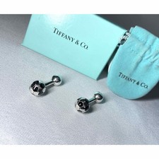 Tiffany Soccer Ball Cufflinks Sterling Silver 925