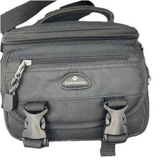 Samsonite Small Camera Bag Black Padded DSLR Mirrorless Shoulder Case 7x5x4