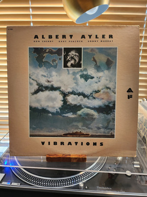 Albert Ayler, Vibrations, 1975 Asylum Stereo, AL-1000, VG+/VG+