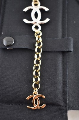 Chanel 26P Gold Silver Mixed Metal XL CC Logo Chain Link