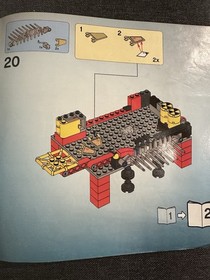 LEGO 5980 Space Police: Squidman's Pitstop INSTRUCTION MANUALS BOOKLETS ONLY 1-2