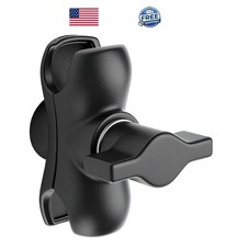 Metal Double Socket Arm Compatible RAM Mount Arm, 1" Double Ball Adapter, 360 R