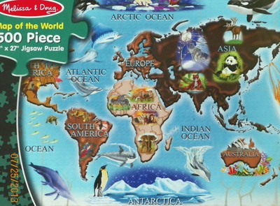 melissa and doug world puzzle