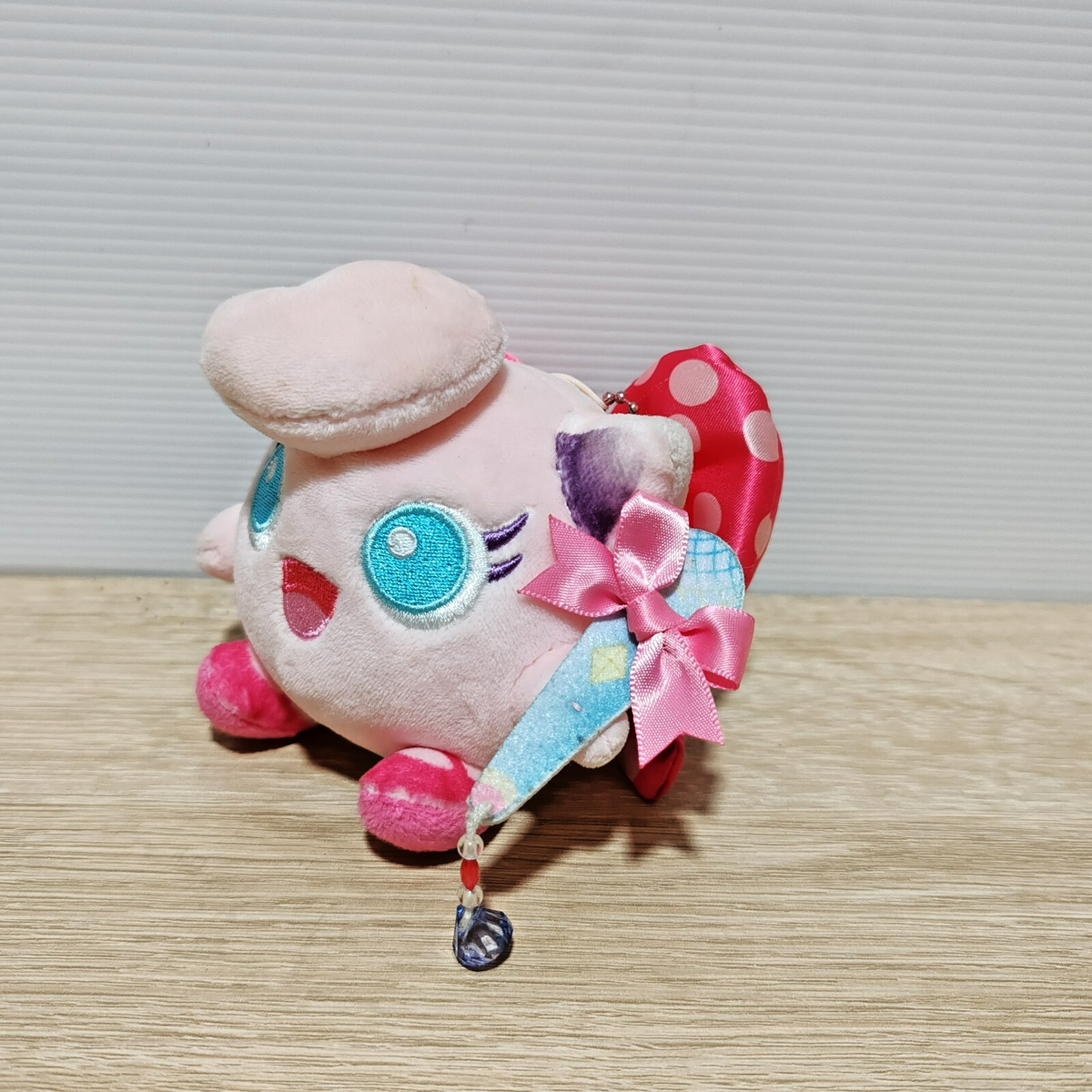 Pokemon Center Jigglypuff PokeNeco Dolce Plush Toy keychain Japan