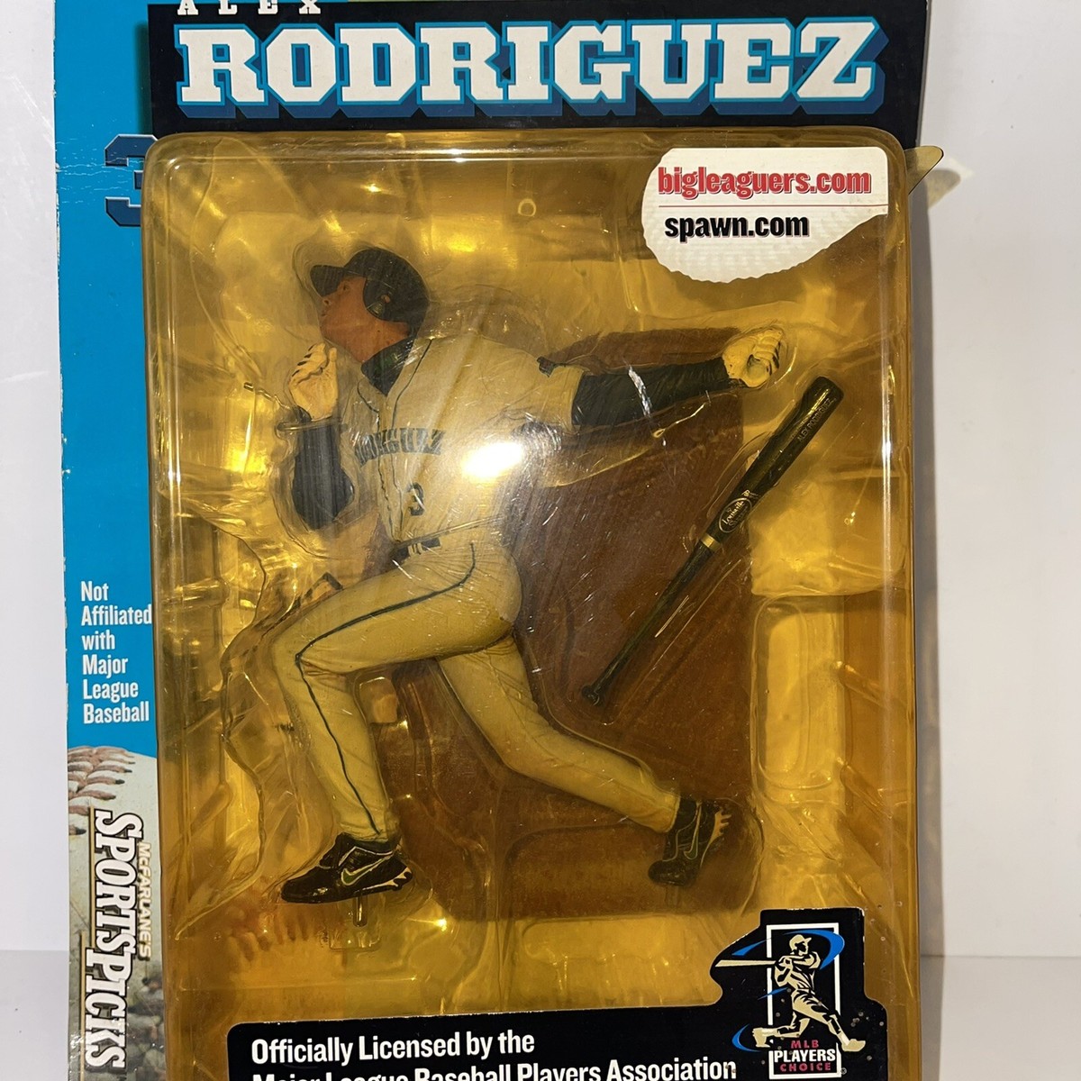 Alex Rodriguez action figure mcfarlanes sports picks flaw