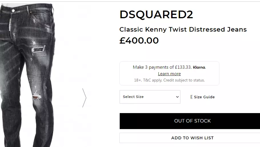 Dsquared2 Classic Kenny Jeans Size 46