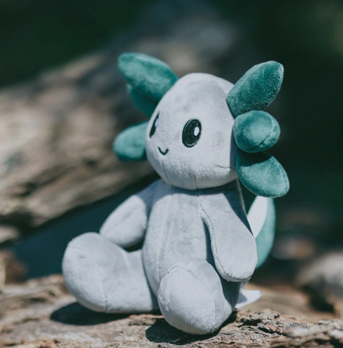 Peluche biologico Axol the Axolotl nuovo con scatola peluche ecologico - Foto 15 di 21