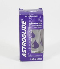 1 Astroglide LIQUID Personal Lubricant 2.5oz water-based lube NIB 03/2026
