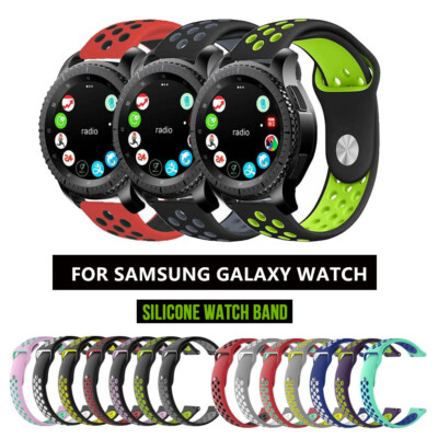 For Samsung Galaxy Watch 4 5 6 7 FE 40/44mm Breathable Silicone Sport Band Strap