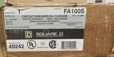 Square D FA100S Circuit Breaker Enclosure Series E2