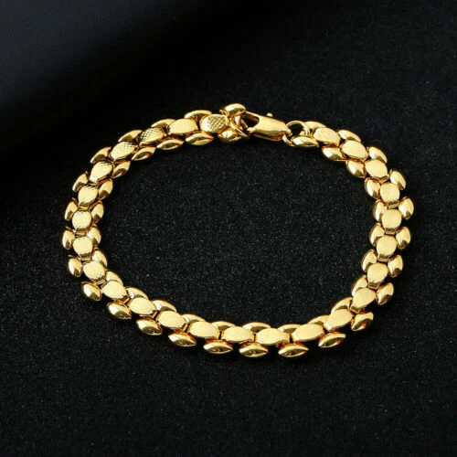 Markenlose Gelbgold beschichtete Modeschmuck-Armbänder-Anhänger