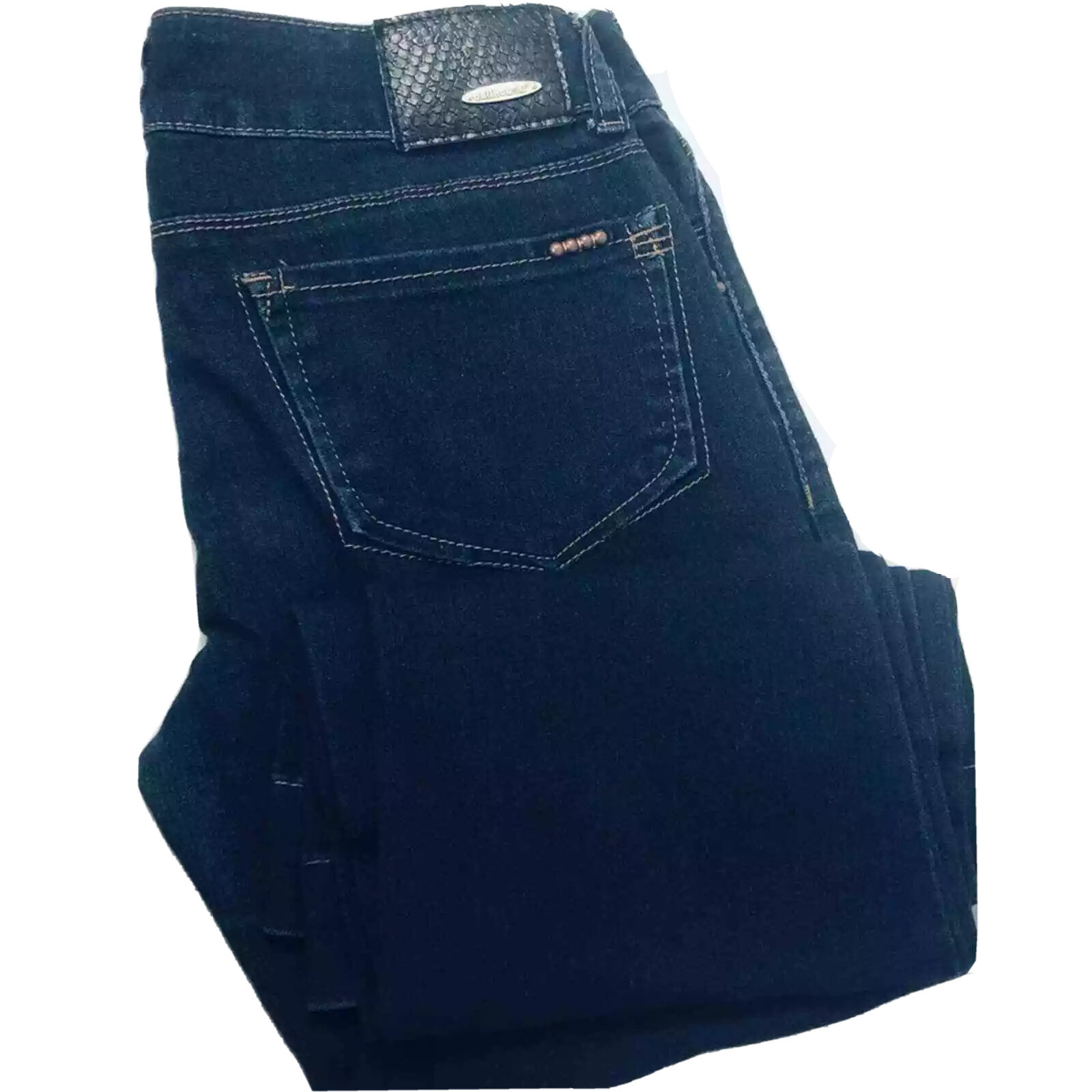 Y2K Jeans cowgirl Retro Dollhouse Low Rise Dark Denim… Gem