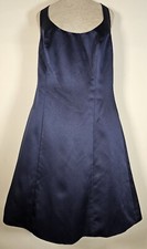 David's Bridal Size 14 Dress Halter Navy Formal Prom Homecoming New Tag