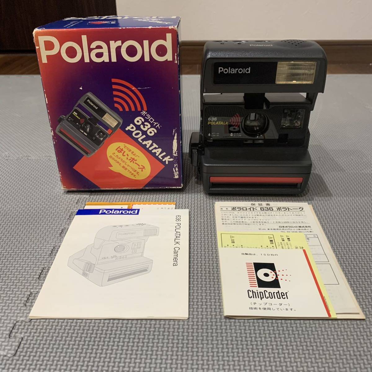 専門店の安心の1ヶ月保証付 激レア Polaroid 636 POLATALK
