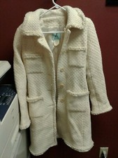 Marciano Women's Pea Coat Color Ivory Size S