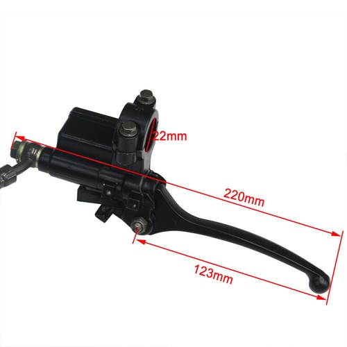 Front Disc Brake Caliper Cylinder Pad Mini Dirt Pit Bike Razor Trail Apollo 125 - Picture 4 of 12