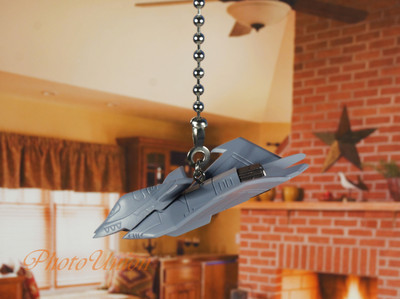 Fx 35 Concept Supersonic Bomber Fighter Plane Ceiling Fan Pull Light Lamp Chain Ebay