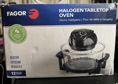 Fagor - Halogen Tabletop Oven, 12 Quart 1200 Watt - Brand New - Open Box