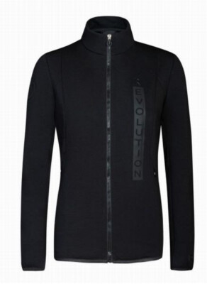 Cavalleria Toscana JERSEY BONDED COTTON Sweatshirt Sweatjacke - schwarz Gr. L
