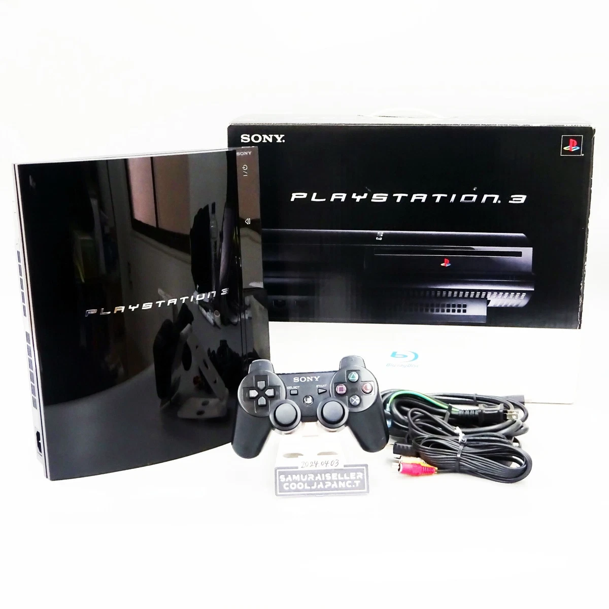 SONY PS 3 PS3 PlayStation 3 CECHB00 Game Console 20GB Black 