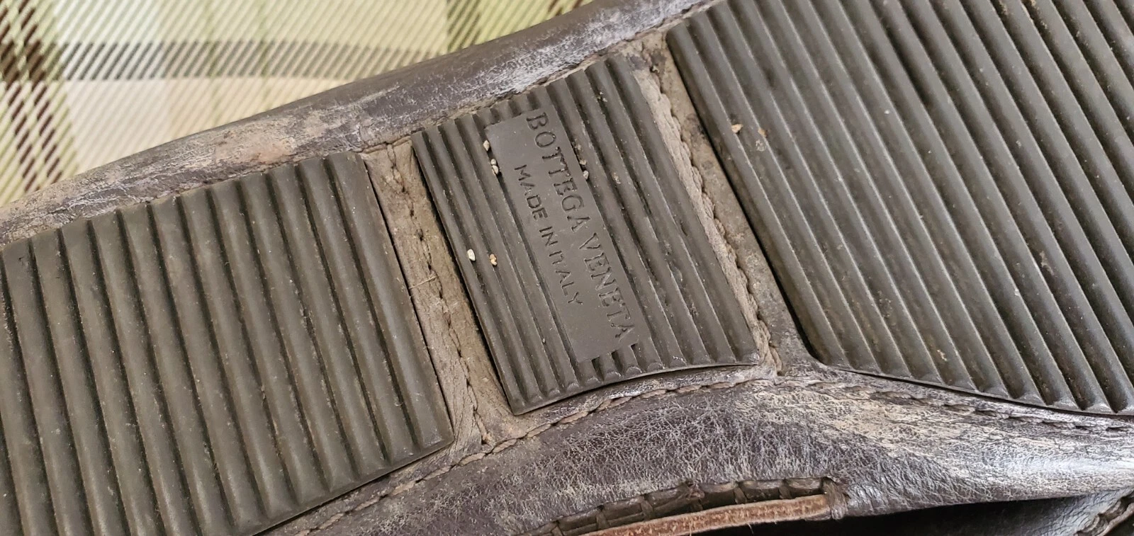 Mocassini da guida BOTTEGA VENETA da uomo in pelle marrone taglia EU 40 5 US 7