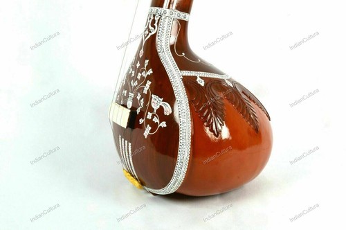 Highly Professional Indian Musical Tun Wood 4 String Tambura Instruments Tanpura - Picture 8 of 13