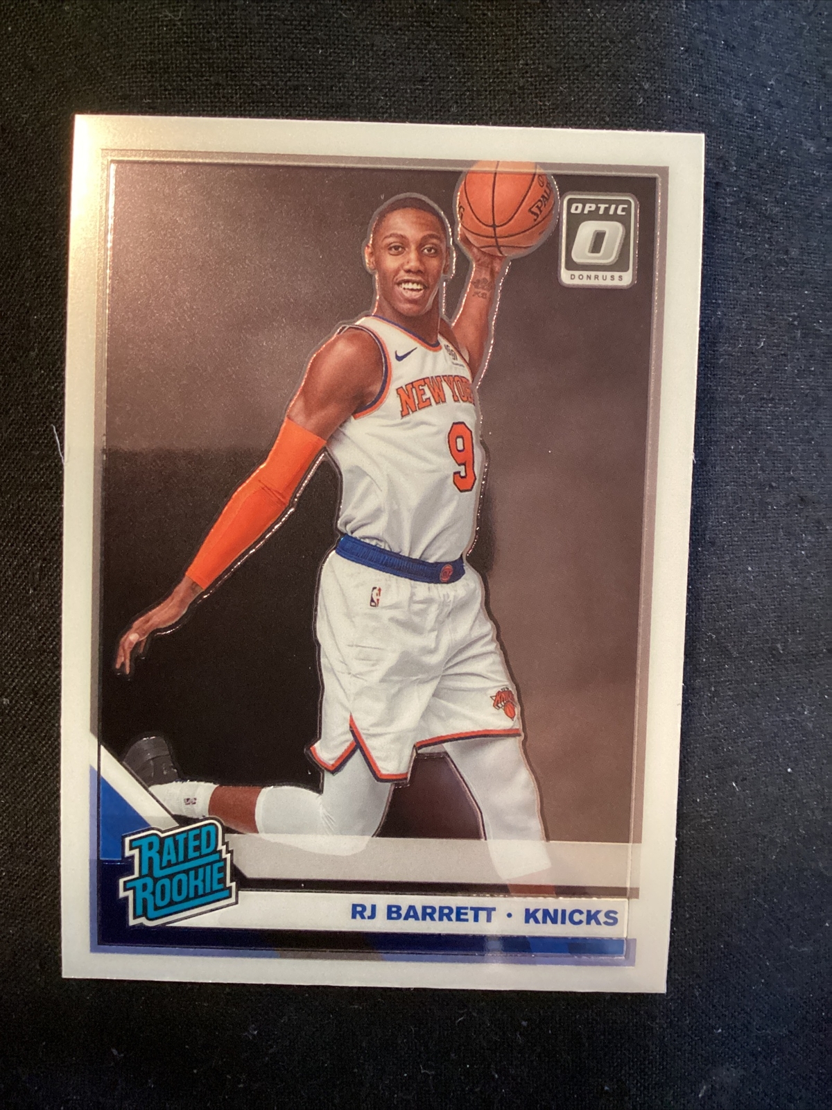 2019-20 RJ Barrett Donruss Optic #178 Rated Rookie Base Card NY Knicks. MB4