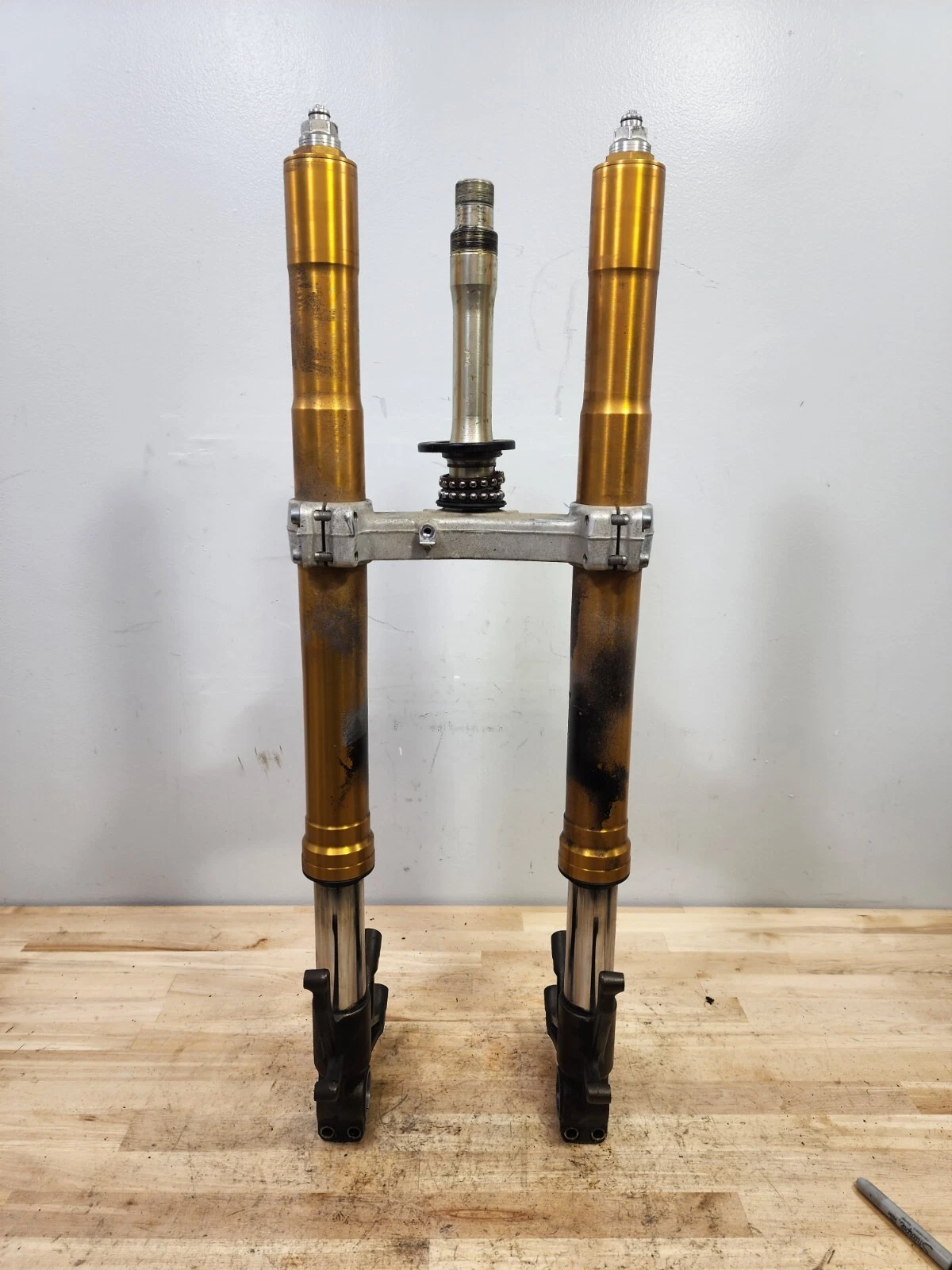 2005-2006 KAWASAKI NINJA ZX6R ZX636C OEM FRONT FORKS SHOCK